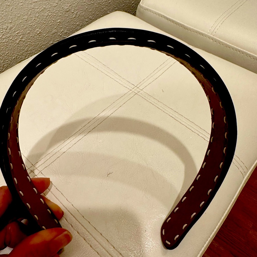 Tory Burch Black and Brown Headband